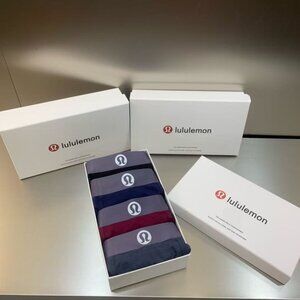 Lululemon Print Logo Mens Boxer Briefs 4 Pack